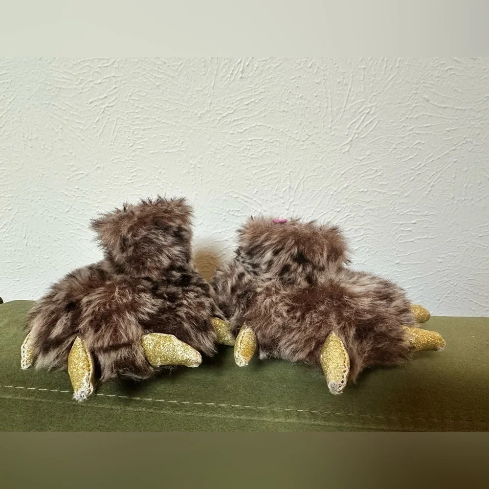 J. Crew Crewcuts Kids Monster Leopard Print Slippers